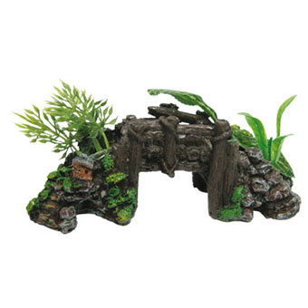 SMALL BRIDGE WITH PLANTS SMALL BRIDGE WITH PLANTS